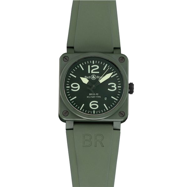 Bell and Ross BR03-92 BR0392-CER-BLP/SCR